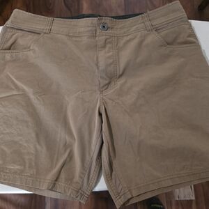 Kuhl Men's Tan Flat Front Shorts 38W